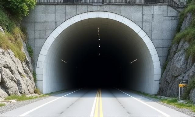 Einfahrt Gotthard-Strassentunnel